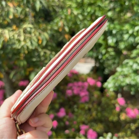 Coach Clutch With Small Tea Rose 23536 - Picture 9 of 12